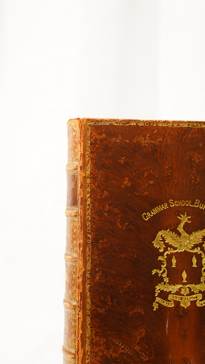 Thackeray Vanity Fair 1904 Smith Elder Antique Leather Prize Binding