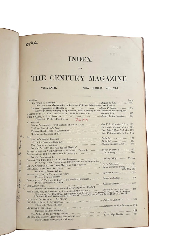 The Century Illustrated Monthly Magazine Vol. 63 1901-1902
