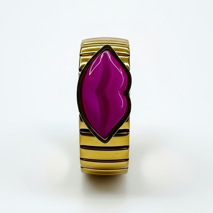THE KISS Ring Gold