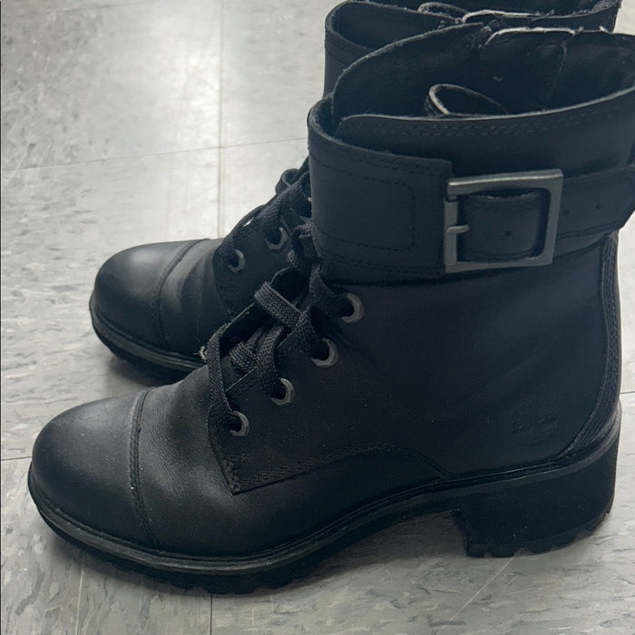 Timberland Black Combat Boots 8.5