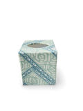 Tissue Box Cover - "Parquet" in Aqua by Galbraith & Paul