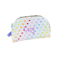 Traveler Dopp Kit - Rainbow Hearts Seersucker