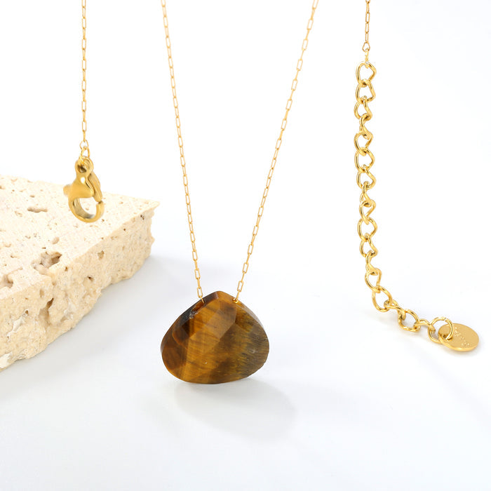 TYGER EYE DROP Necklace