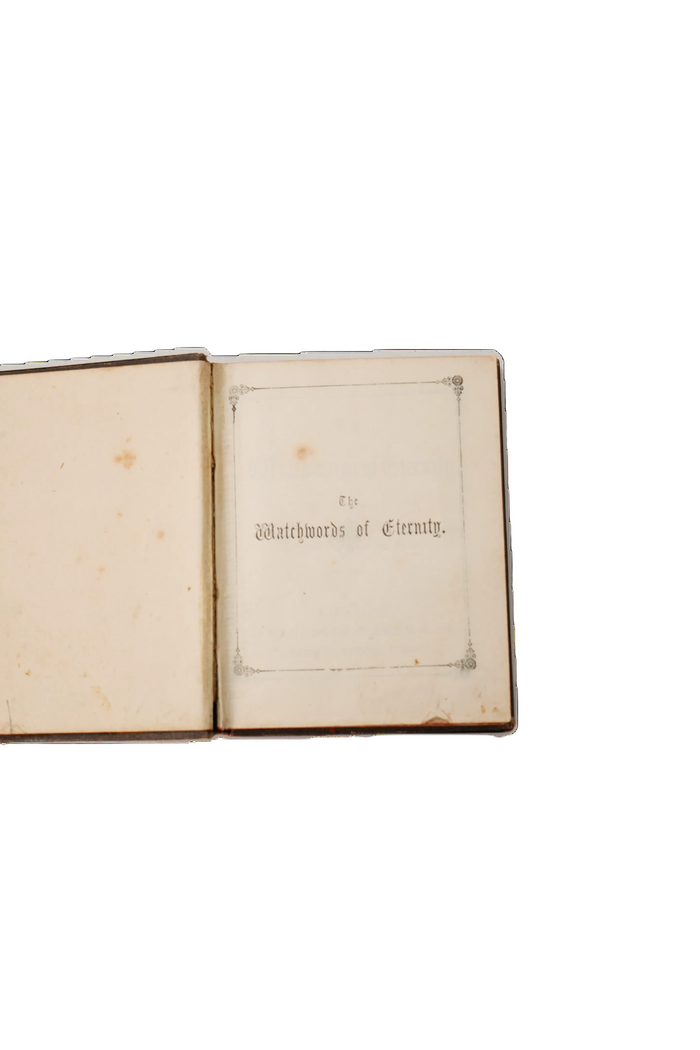Victorian Miniature Devotional Book Watchwords of Eternity