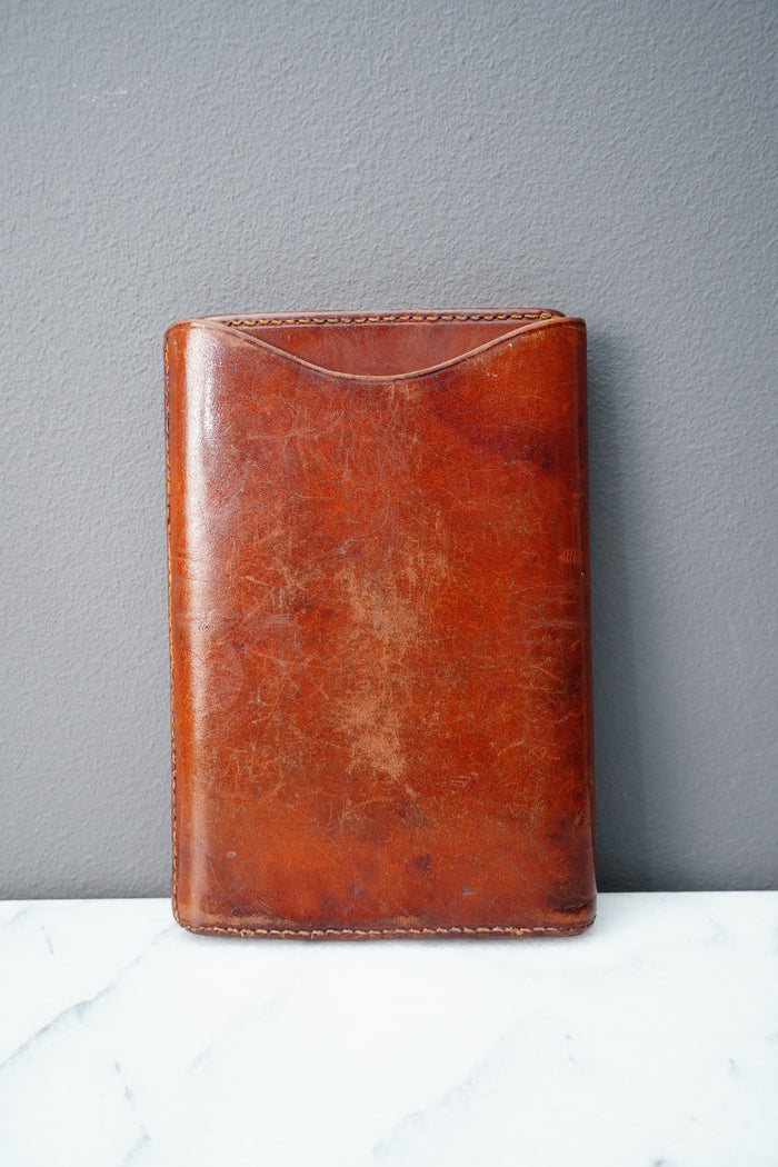 Vintage English Saddlers Leather Cigar Case