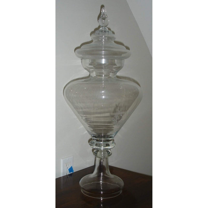 Vintage French Glass Apothecary Jar-Glass-Antique Warehouse