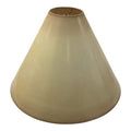 Vintage Large Empire Style Cone Lampshades, Cream - 20"W x 13.5"H - a Pair Avail-Lampshade-Antique Warehouse