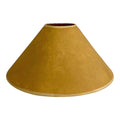 Vintage Late 20th Century Wide Coolie Tan Uno Lamp Shade-Lampshade-Antique Warehouse