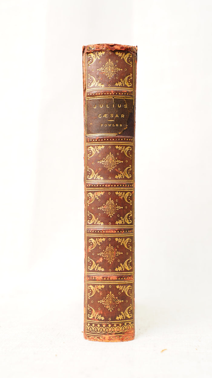 W Warde Fowler Julius Caesar 1892 Kidderminster School Prize Binding