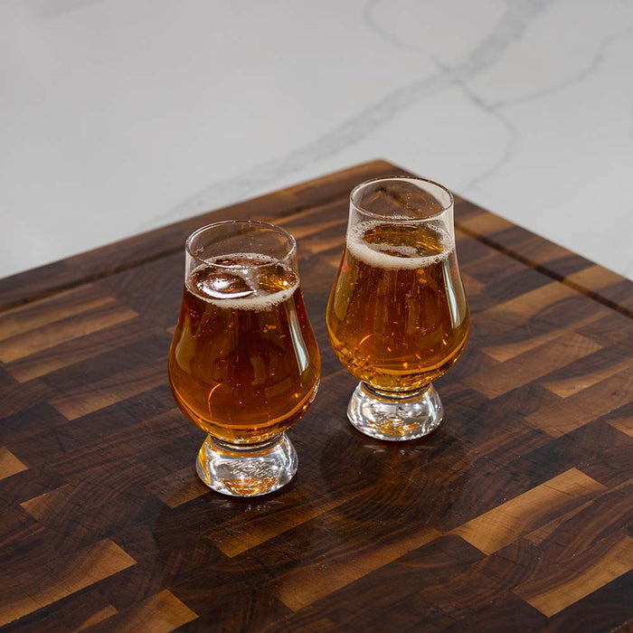 Whiskey and Wine Design 6oz Glencairn Glasses (Set of 2) main image.