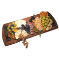 Whiskey and Wine Design Bourbon Head Cheese Serving Tray with Cast Iron Handles main image.