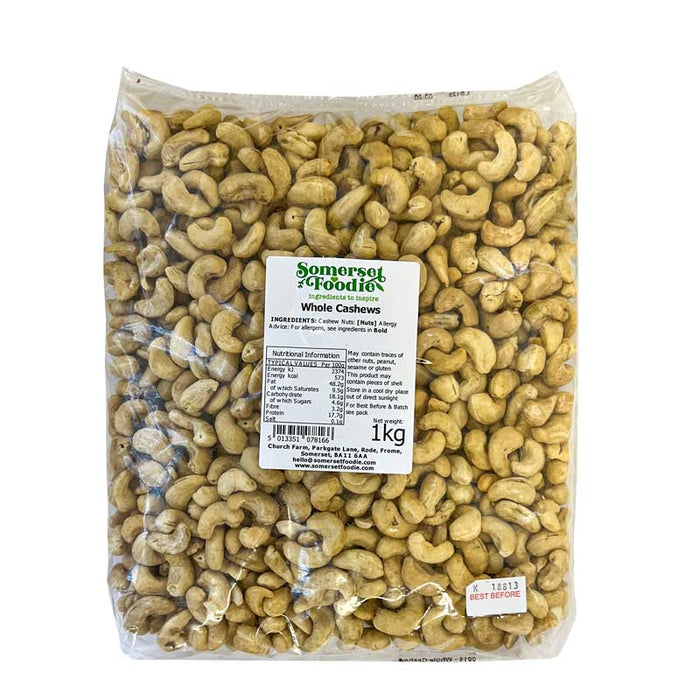 Whole Cashew Nuts, 1kg