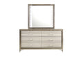 Zambrano White Mirror with LED