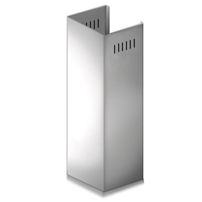 ZLINE 1-36 in. Chimney Extension for 9 ft. to 10 ft. Ceilings (1PCEXT-ALP70WL) dimensional diagram with measurements.