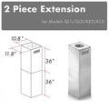 ZLINE 2-36 in. Chimney Extensions for 10 ft. to 12 ft. Ceilings (2PCEXT-GL1i/GL2i/KE2i/KL3i) main image.