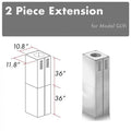 ZLINE 2-36 in. Chimney Extensions for 10 ft. to 12 ft. Ceilings (2PCEXT-GL9i) main image.