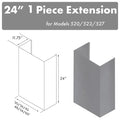 ZLINE 24 in. Chimney for 54 in. Under Cabinet Hoods (520/523/527-54-2FTEXT) main image.