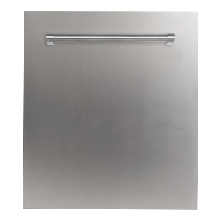 ZLINE 24 in. Dishwasher Panel with Traditional Handle (DP-H-24) in Stainless Steel