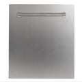 ZLINE 24 in. Dishwasher Panel with Traditional Handle (DP-H-24) in Stainless Steel