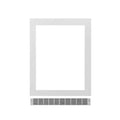 ZLINE 24 in. Touchstone Undercounter Refrigeration Door Panel with Color Options (RPO-24) main image.