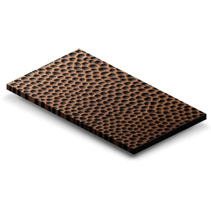 ZLINE 3 in. x 5 in. Hand-Hammered Copper Sample (CS-H) main image.