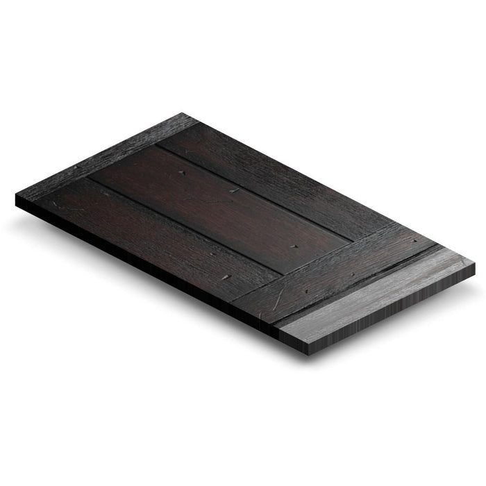 ZLINE 6 in. x 4 in. Rustic Dark Wood Sample (WS-D) main image.