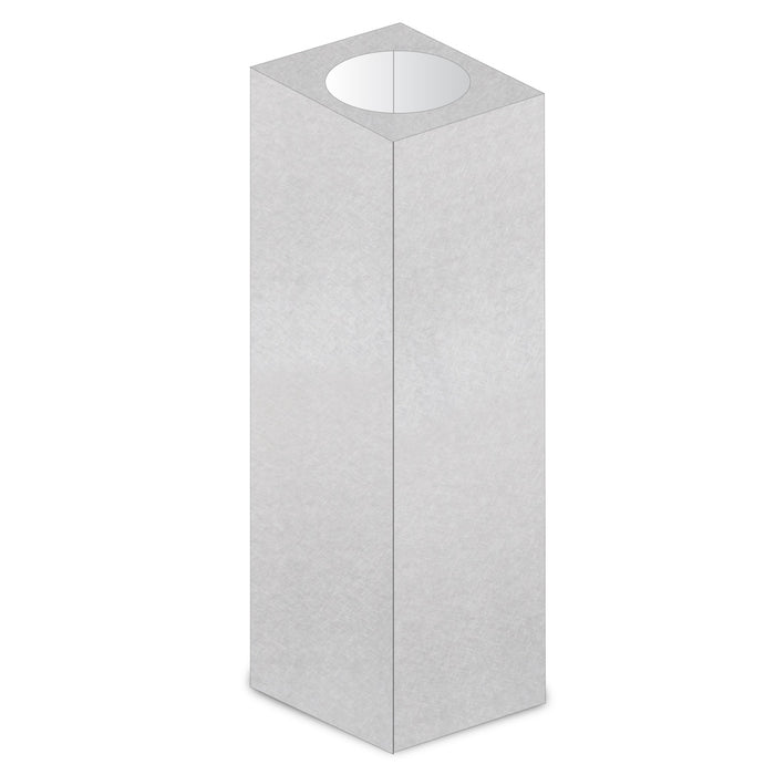 ZLINE 61 in. Satin Stainless Steel Chimney Extension for Ceilings up to 12.5 ft. (8GL14iS-E)