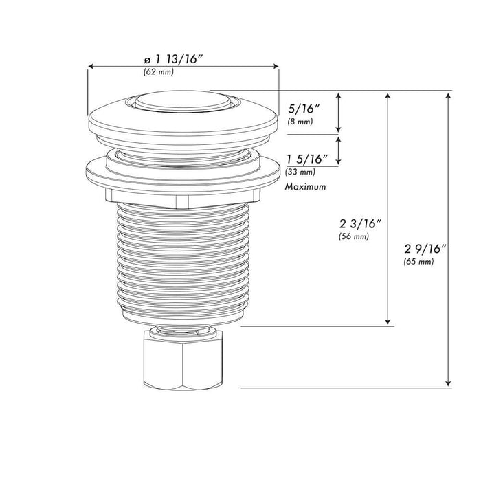 ZLINE Air Switch Button for Garbage Disposal (DBM)