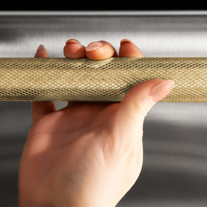 ZLINE Autograph Edition 24 in. Dishwasher Helix Handle (Set of 1) in Champagne Bronze (DWHZ-K-CB-24)