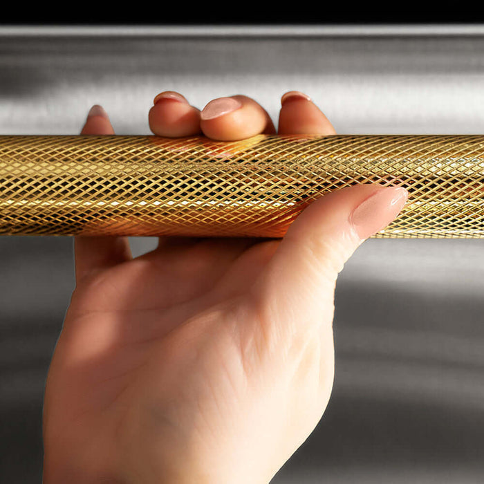 ZLINE Autograph Edition 24 in. Dishwasher Helix Handle (Set of 1) in Polished Gold (DWHZ-K-G-24)