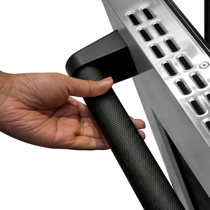 ZLINE Autograph Edition 30 in. Helix Handle (Set of 1) for Paramount and Select Ranges in Matte Black (SGZ-054B-K-MB)