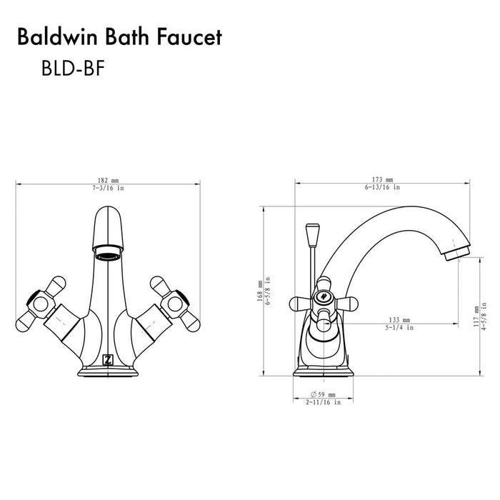 ZLINE Baldwin Bath Faucet (BLD-BF)