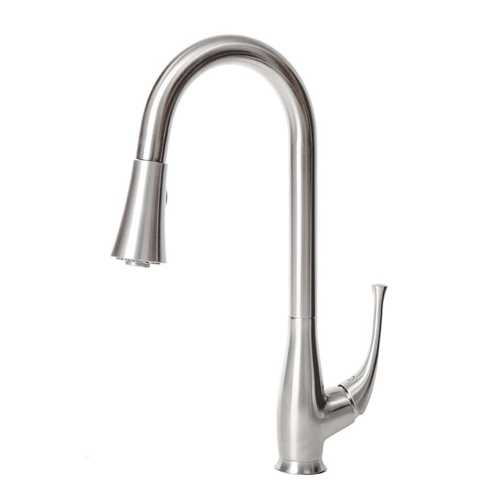 ZLINE Castor Kitchen Faucet in Brushed Nickel (CAS-KF-BN) main image.