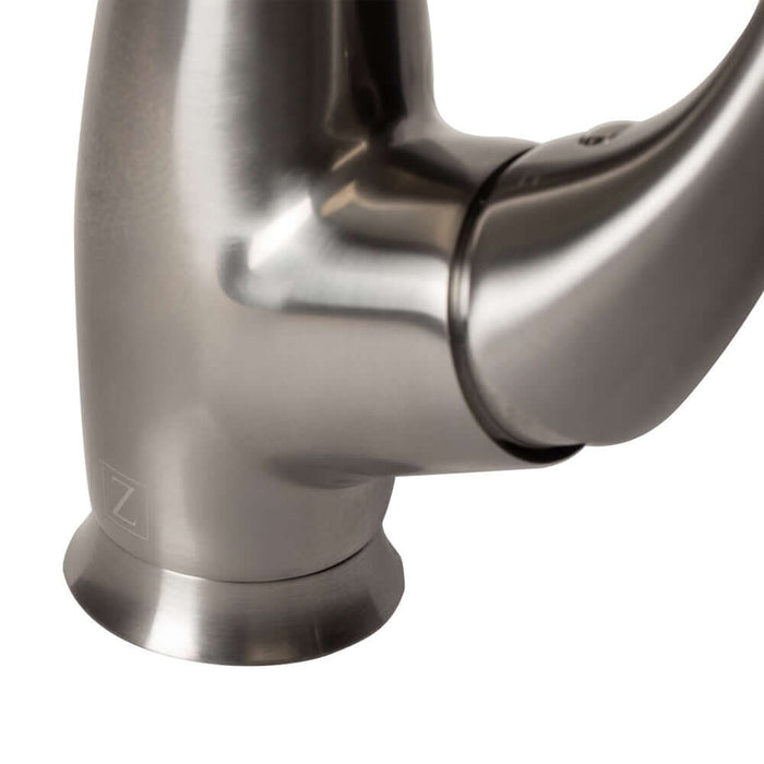 ZLINE Castor Kitchen Faucet in Brushed Nickel (CAS-KF-BN)