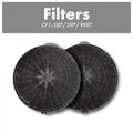 ZLINE Charcoal Replacement Filters for Models 587, 597, and 9597 (Set of 2) (CF1-587/597/9597) main image.