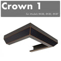 ZLINE Crown Molding 1 For Designer Wall Range Hood (CM1-8KBB/E/F) main image.