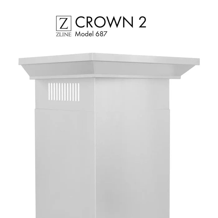 ZLINE Crown Molding 2 For Wall Range Hoods (CM2-687) main image.