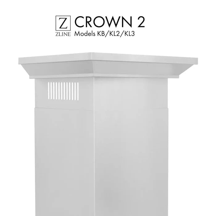 ZLINE Crown Molding 2 For Wall Range Hoods (CM2-KB/KL2/KL3) main image.