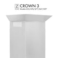 ZLINE Crown Molding 3 For Wall Range Hood (CM3-455/476/477/667/697) main image.
