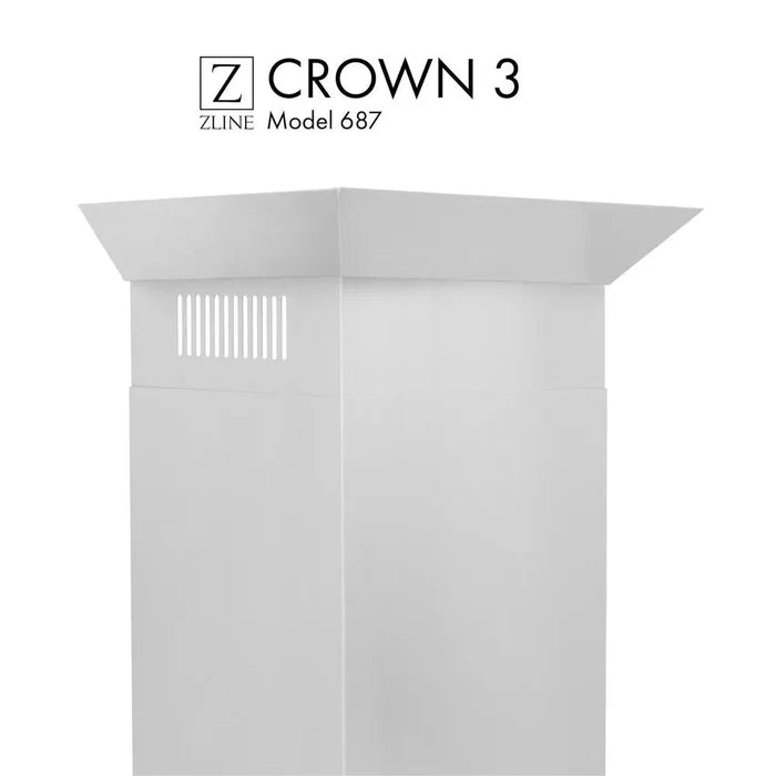 ZLINE Crown Molding 3 For Wall Range Hood (CM3-687) main image.
