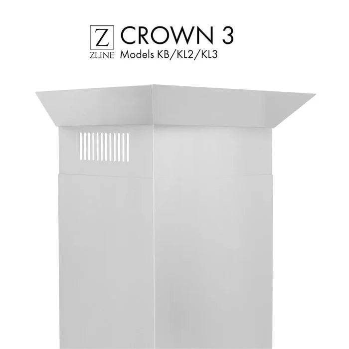ZLINE Crown Molding 3 For Wall Range Hood (CM3-KB/KL2/KL3) main image.