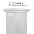 ZLINE Crown Molding 4 For Wall Range Hood (CM4-455/476/477/667/697) main image.