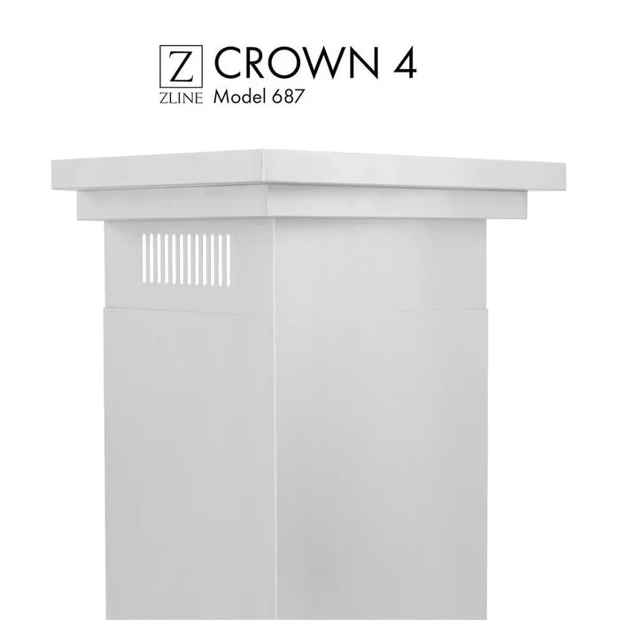 ZLINE Crown Molding #4 For Wall Range Hood (CM4-687) main image.