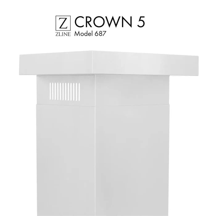 ZLINE Crown Molding #5 For Wall Range Hood (CM5-687) main image.