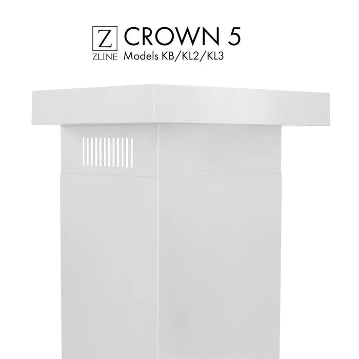 ZLINE Crown Molding #5 For Wall Range Hood (CM5-KB/KL2/KL3) main image.