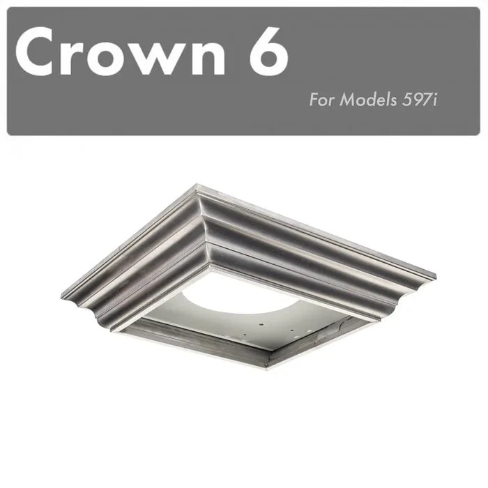 ZLINE Crown Molding #6 For Island Range Hood (CM6-597i) main image.