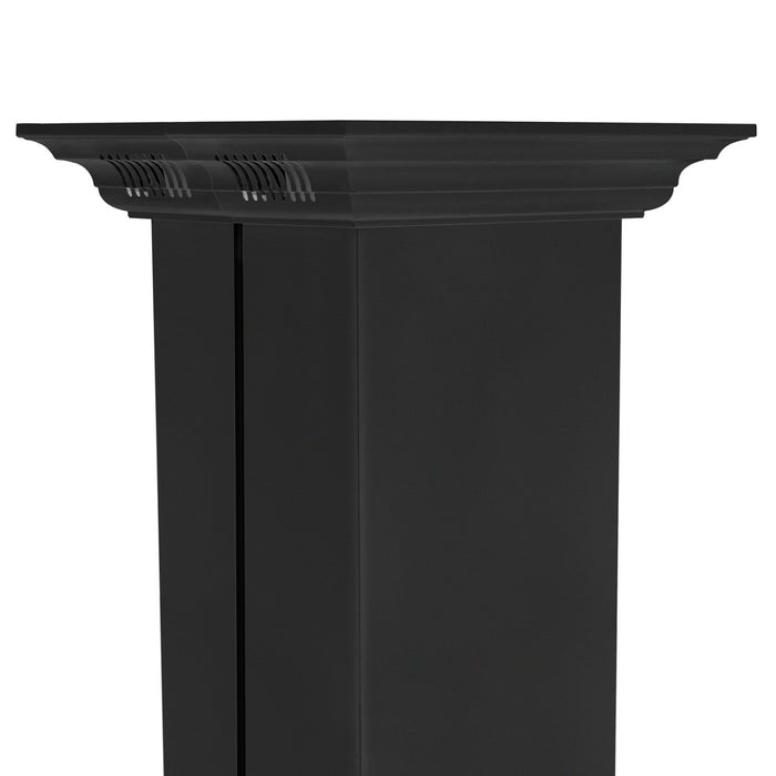 ZLINE Crown Molding in Black Stainless Steel with Built-in Bluetooth Speakers (CM6-BT-BSGL2iN)