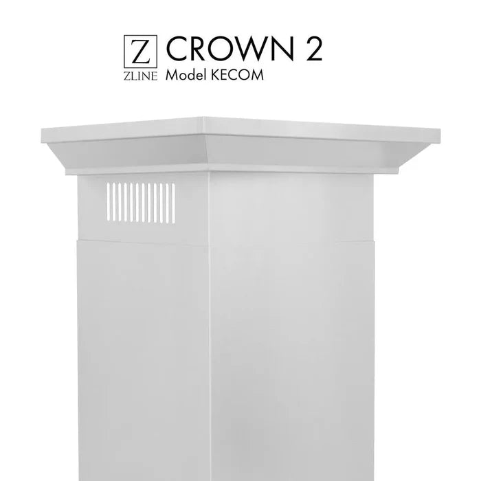 ZLINE Crown Molding Profile 2 for Wall Mount Range Hood (CM2-KECOM) main image.