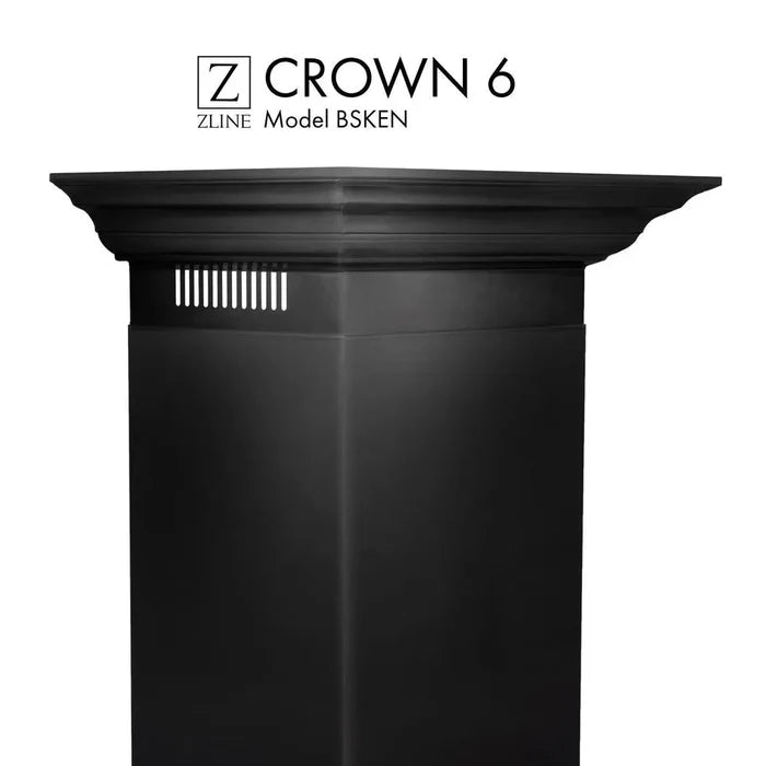 ZLINE Crown Molding Profile 6 for Wall Mount Range Hood (CM6-BSKEN) main image.