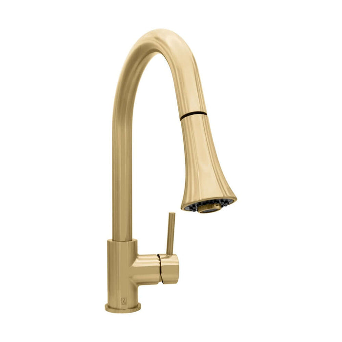 ZLINE Edison Kitchen Faucet in Champagne Bronze (EDS-KF-CB) main image.